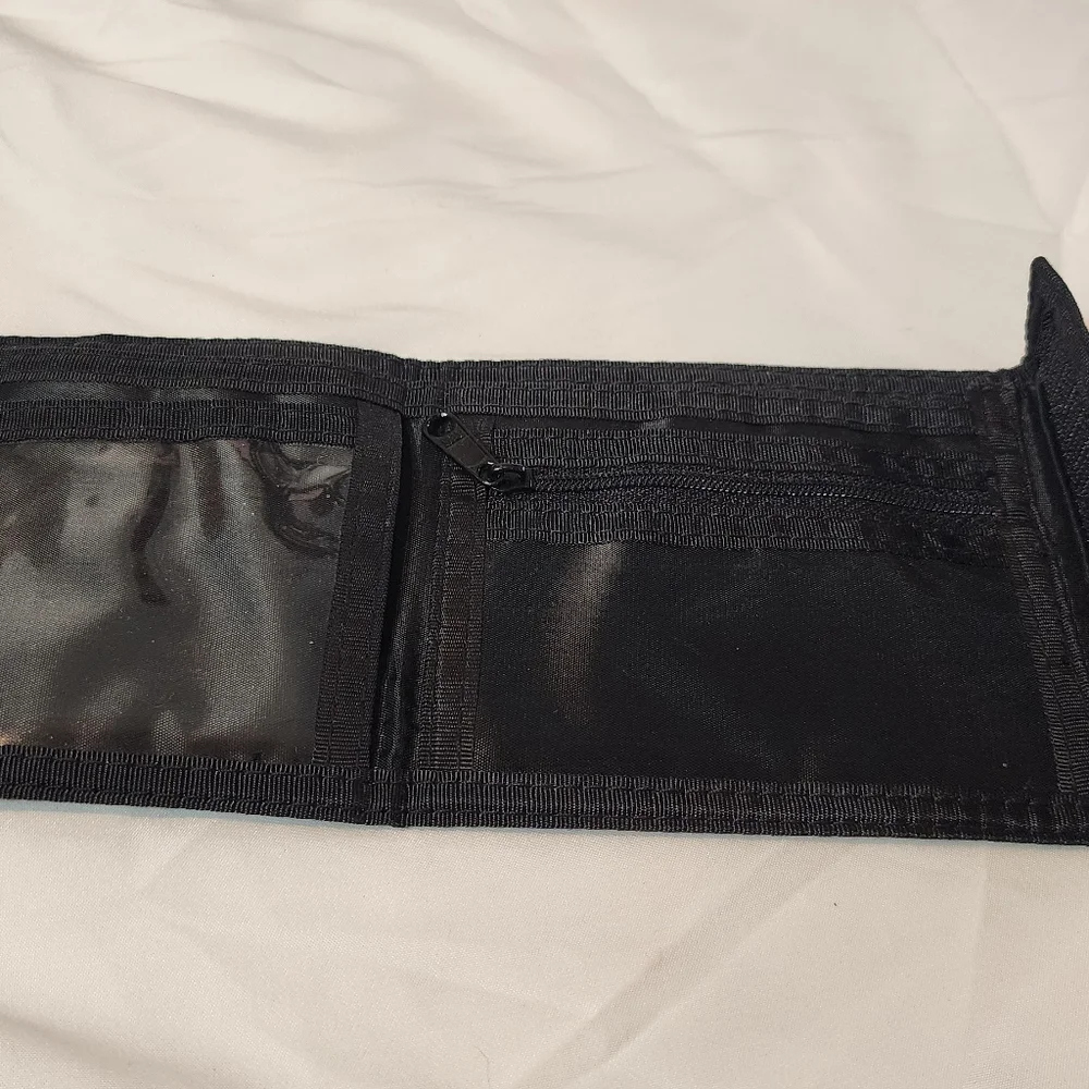 Vintage Black Wallet with Vintage Car Design
